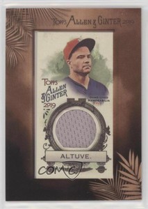 2019 Topps Allen & Ginter's Mini Framed Relics Jose Altuve #MFR-JA
