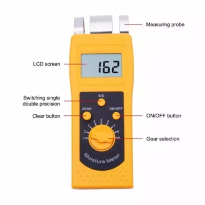 Digital Paper Moisture Meter Paper Moisture Measurement with Range 0-90% - Image 1 of 4