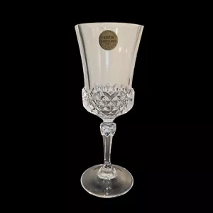 Vintage Cristal D'Arques Wine Glasses Longchamp Diamond Octagon Set Of 6 - Picture 1 of 4