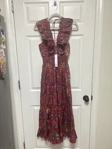 House of Harlow 1960 Midi Floral Dress Size Large NWT - Picture 1 of 13
