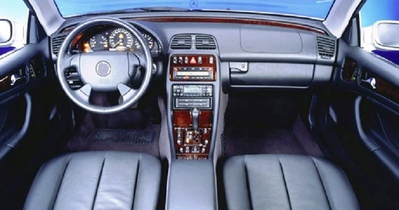 Cockpit Dekor für MERCEDES CLK W208 Bj.1998-2002  Wurzelholz Design 14 tlg. - Bild 1 von 4