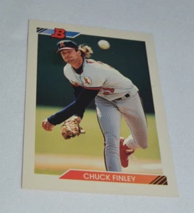 Tarjeta de béisbol Bowman 1992 - Chuck Finley Pitcher Angels # 32 - Imagen 1 de 4