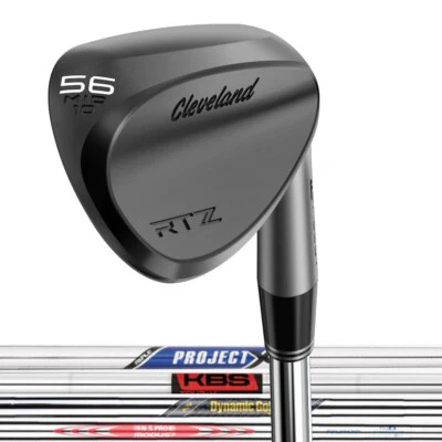 Cleveland RTZ Zipcore Black Wedge - New 2025 - Custom Shafts - Image 1 of 4