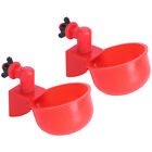  2 Pcs Chicken Drinking Bowl Water Automatic Fountain Household