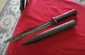 Vintage WWII GERMAN Long Blade BAYONET K98. 1944 ALL Matching # - Picture 1 of 17