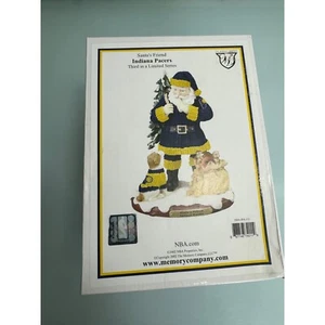 Santa's Friend Indiana Pacers Figurine Christmas 2002 Memory Company New 7.5" - Picture 1 of 5