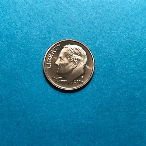 2006 S  Roosevelt  Proof Dime    FREE SHIP Cover