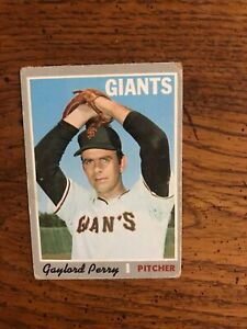 Gaylord Perry 1970 Topps Baseball Card