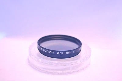 Soligor 52 mm Cir. Polarizer Screw-In Filter with Case Made in Japan (R-96) - Image 1 of 2