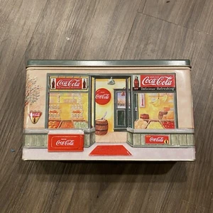 Vintage Coca Cola Coke 3D Tin 8.5in x 2.5in x 5in - Store Front - Picture 1 of 4