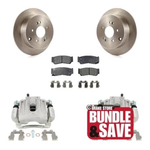 Rear Disc Brake Caliper Rotor And Ceramic Pad Kit For 2007-2009 Hyundai Santa Fe - Picture 1 of 19