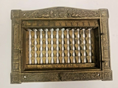 Antique Brass Floor Grate Cover