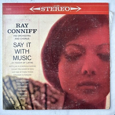RAY CONNIFF SAY IT WITH MUSIC A TOUCH OF LATIN VINYL LP RECORD COLUMBIA CS 8282 - Image 1 of 4