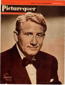 Picturegoer Magazine, August 14, 1948, Spencer Tracy cover - Picture 1 of 3