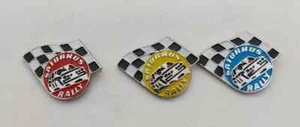 RALLYE SATURNUS - Slowenien ex Jugoslawien Oldtimer Pin Anstecker, Rallye Rennwagen ! - Bild 1 von 3