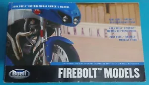 Buell Firebolt Models 2004 International Owners Manual 99475-04YI - Picture 1 of 1