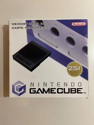 Nintendo Gamecube Memory Card 251 Mb Nero - Immagine 1 di 4