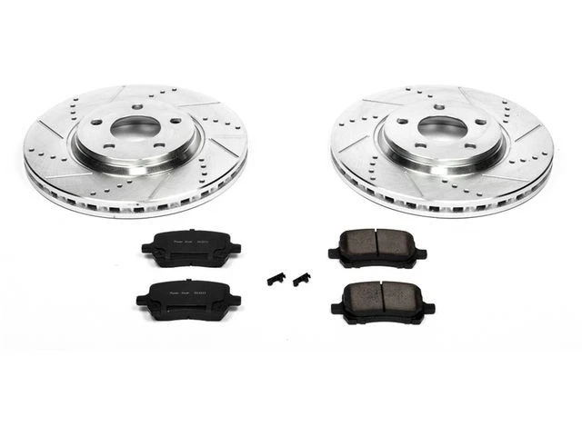 Kit de pastillas de freno delanteras y rotor para Pontiac G5 2009 CC147CF 2008-2010 Foto 1 de 1
