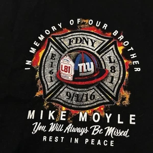 FDNY E-161 L-81 Staten Island Memorial New York Giants T-Shirt Gr. M - Bild 1 von 7