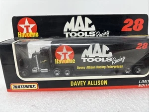 Nascar diecast 1:64Matchbox Limited Edition Davey Allison MAC Tools Racing Truck - Picture 1 of 9