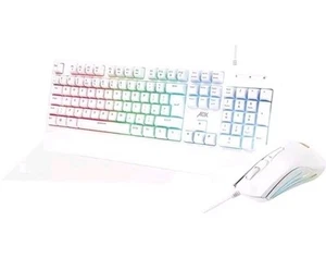Adx Firebundle Anti Ghost Switch Gaming Keyboard And Gaming Mouse White Set - Picture 1 of 1