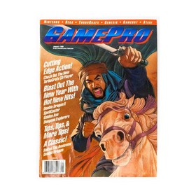 GamePro Pu GamePro  1990 January "TurboGrafx CD Player, Double Dragon II Mag VG