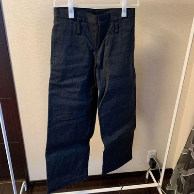 Pantalón Grueso Algodón CDG Plus S 78cm Cintura Usado Retro Pierna Ancha Foto 1 de 4