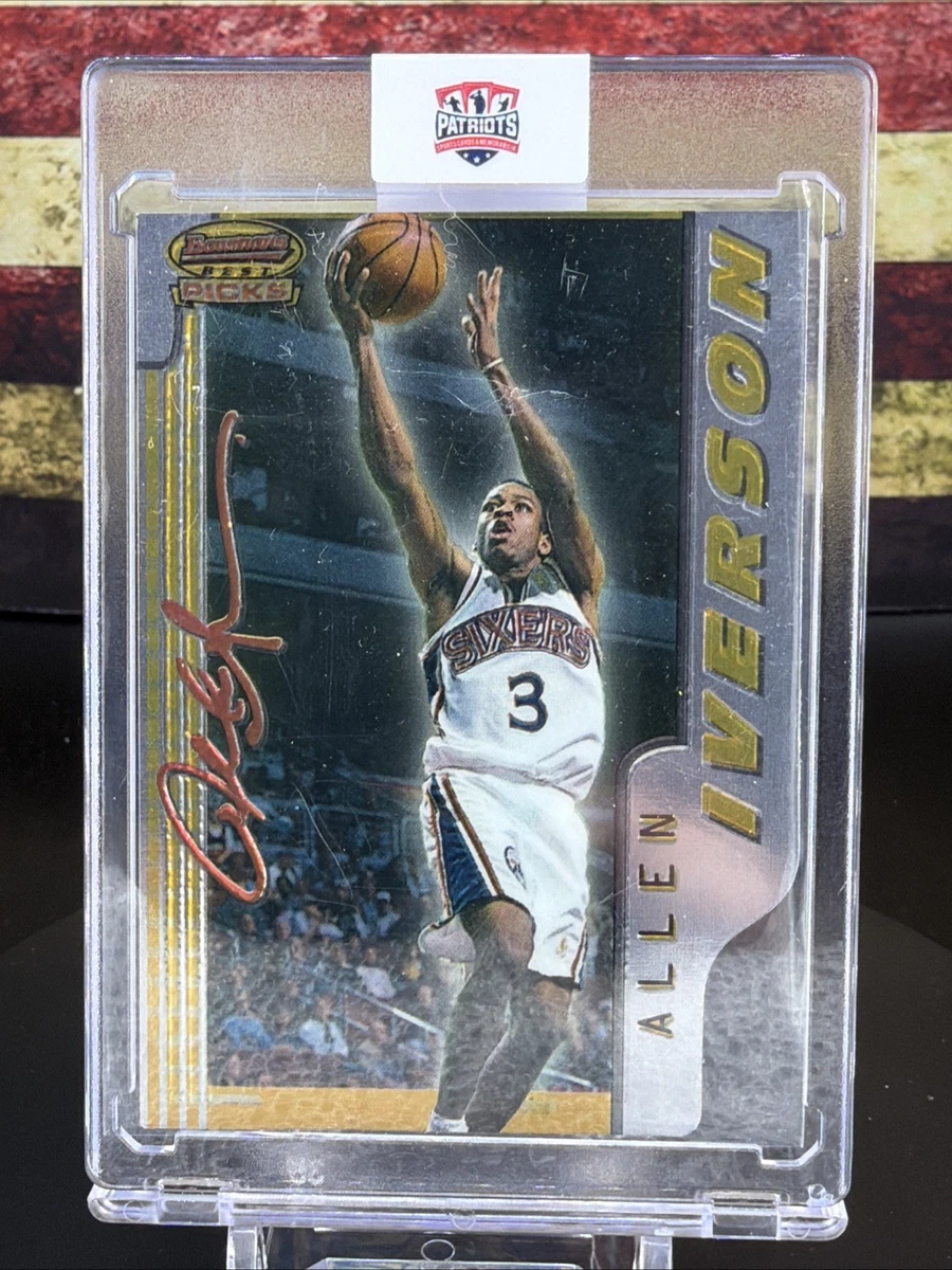 Philadelphia 76ers Allen Iverson Bowman Basketball Trading Cards