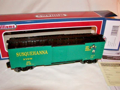 Williams Bachmann 47079 New York Susquehanna Western Suzy Q Box Car MIB O27 Seal - Image 1 of 4