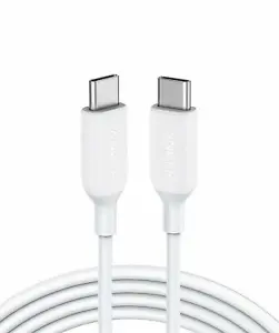 USB C to USB C Cable, Anker Powerline III USB-C to USB-C Fast Charging Cord 6ft - Picture 1 of 7