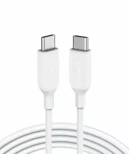 USB C to USB C Cable, Anker Powerline III USB-C to USB-C Fast Charging Cord 6ft - Picture 1 of 7