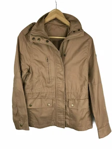 URBAN OUTFITTERS Military Jacket Canvas Tan Brown Full Zip Medium (Runs Small) - Picture 1 of 12