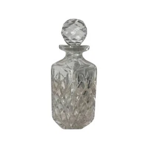Decantador de cristal vintage, vajilla, jarra, accesorio de carro de bar, regalo de bar para el hogar - Imagen 1 de 10