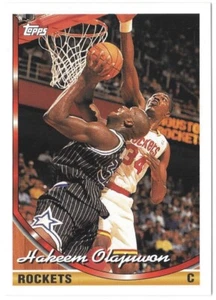 1993-94 Topps - Hakeem Olajuwon #266 Houston Rockets HOF - Picture 1 of 2