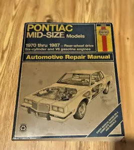 Haynes 79040 for Pontiac Mid-size Model 70-87 RWD 6 Cylinder V8 Repair Manual - Foto 1 di 4