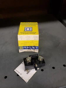 NOS SQUARE D 88001 Finger Safe Contact Block Ser H Class 9001 Type KA 2 - Picture 1 of 2