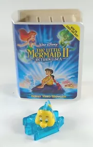 FIGURA DE PLATIJA de la película de Disney The Little Mermaid II McDonalds 2000 Sin usar en paquete nueva - Imagen 1 de 3