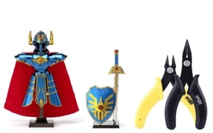 Dragon Quest Metall Nano Puzzle Lotos Rüstung Helm Schwert Schild Zangen SET - Bild 1 von 14
