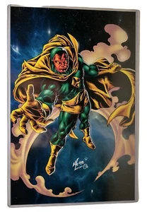 DC Comics The Vision Print 11" X 17" Mint Condition Print Justice League - Picture 1 of 3