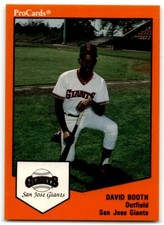1989 ProCards David Booth San Jose Giants #440