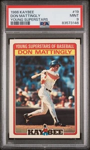1986 Kaybee Don Mattingly #19 PSA 9 como nuevo Yankees de Nueva York - Imagen 1 de 2
