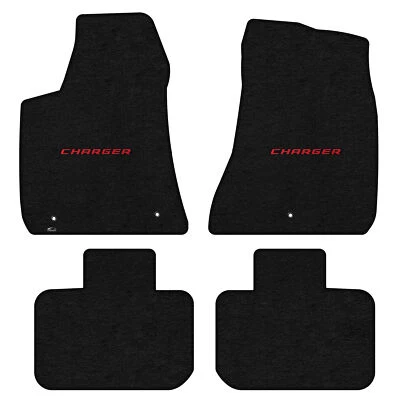 Lloyd Mats Floor Mats Dodge Charger 2011-23 RWD, 4PC, Red Charger Foto 1 de 4