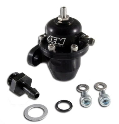AEM FUEL PRESSURE REGULATOR FPR 25-300BK Civic Integra Del Sol B16A B18C D16 NEW — 第 1/3 张图片