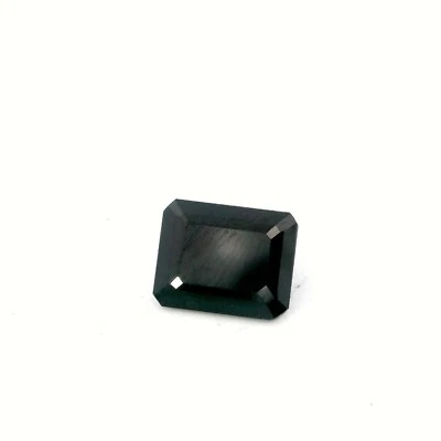 Ônix preto genuíno corte esmeralda solto 3,18 ct 10 x 8 mm - Imagem 1 de 4