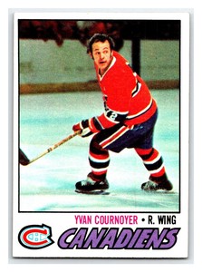 1977-78 TOPPS YVAN COURNOYER VINTAGE NHL HOCKEY CARD #230 MONTREAL CANADIENS BV