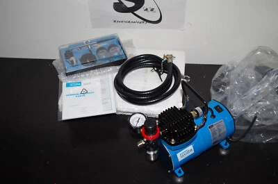 Airbrush Komplett Set - Güde Airbrush Kompressor-Set 50068 Ölfrei - Bild 1 von 4