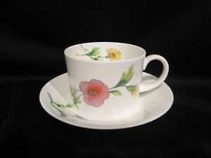 Wedgwood Cornflower Cup and Saucer Bone China Made In England