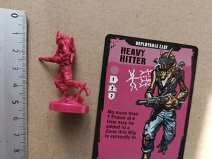 HEAVY HITTER  PRAWN GANGER ALIEN MINIATURE  + CARD DISTRICT 9 BOARDGAME G899 - Imagen 1 de 1