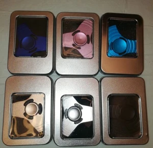 Fidget Spinner Metal Fidget 6 pcs set - Picture 1 of 8