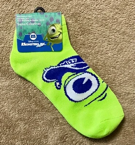 Disney / Pixar - Monsters Inc - Kids Socks - Mike Wazowski - Size 6-8 - New - Picture 1 of 1